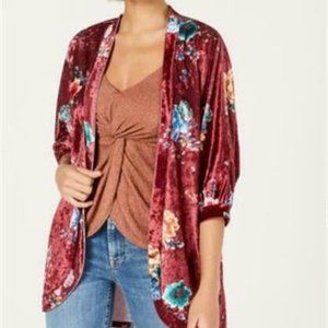 Project 28 Nyc Strappy Crushed-Velvet Kimono